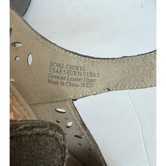 Aetrex Cheryl Brown Leather Slingback Mary-Jane Comfort Arch Support Clogs 8.5 - Picture 10 of 12